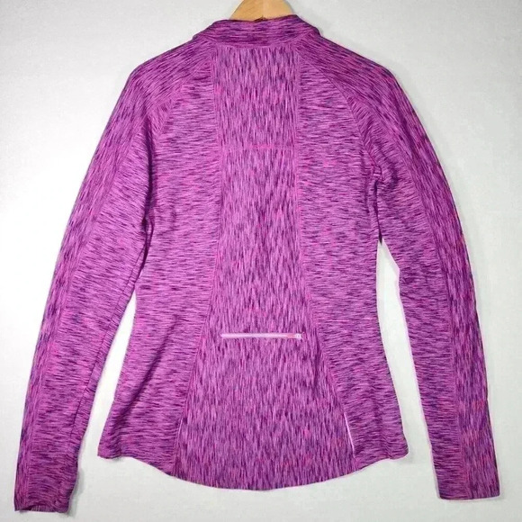 Athleta Women's Pullover Half-zip Small Pink Purple Poly Spandex LS Run Crossfit - Picture 10 of 16